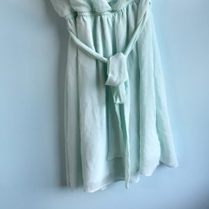Express Dresses - Express light green one shoulder dress Express Dresses - Express light green one shoulder dress